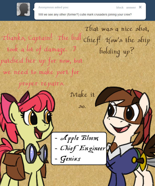 Apple Bloom Artist Eliwood Ask Ask Captain Pipsqueak