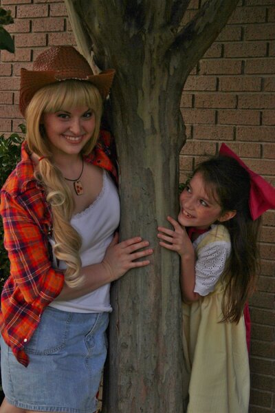 286695 Apple Bloom Applejack Artist Shelbeanie Cosplay