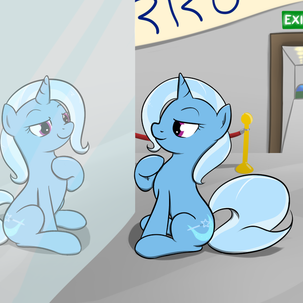 Safe Artist Theparagon Derpibooru Import Trixie Pony