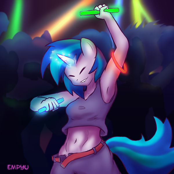 644065 Anthro Armpits Artist Empyu Derpibooru Import Glowstick