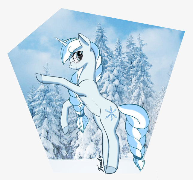 1080730 Safe Artist Lunebat Derpibooru Import Oc Oc Frosty