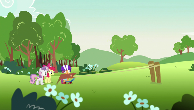 Safe Derpibooru Import Screencap Apple Bloom Scootaloo