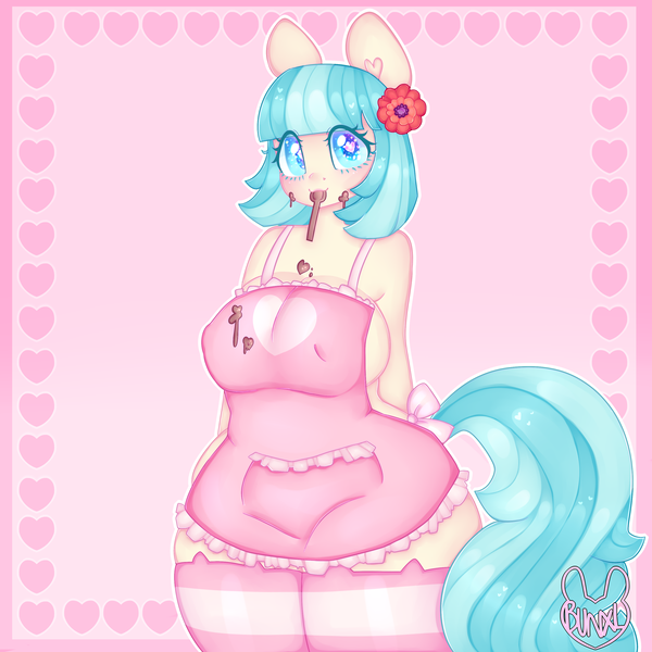 Suggestive Artist Bunxl Derpibooru Import Coco Pommel