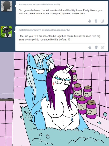 1530734 Anthro Anthroquestria Artist Americananomaly Ask Bath