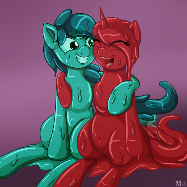 Artist Novaspark Derpibooru Import Goo Goo Pony Hug