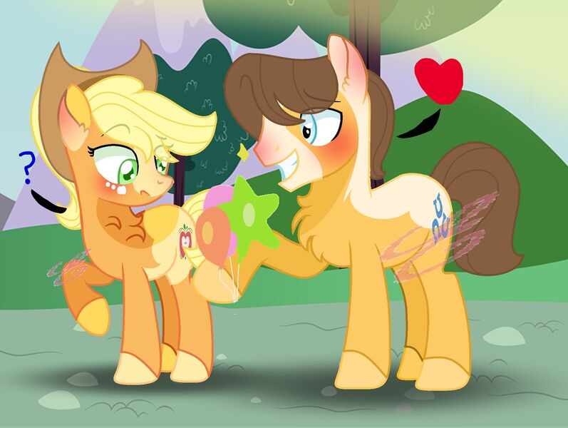 Safe Artist Kiwi Derpibooru Import Applejack Caramel