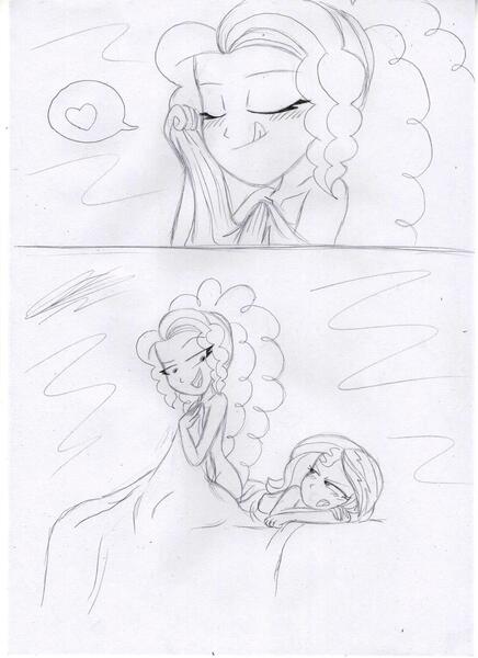 Suggestive Artist Crock Derpibooru Import Adagio Dazzle Sunset Shimmer Human