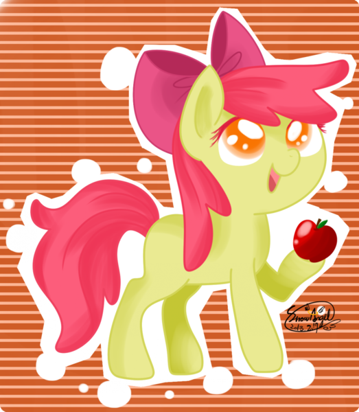 2869611 Safe Artist Snow Angel Derpibooru Import Apple Bloom