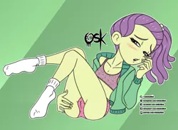 Size: 1895x1386 | Tagged: suggestive, artist:oldskullkid, banned from derpibooru, lily pad (equestria girls), human, equestria girls, cameltoe, child, clothes, lolicon, underage, underwear, young