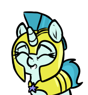 Size: 294x318 | Tagged: safe, artist:neuro, guardian angel (character), pony, unicorn, armor, cute, eyes closed, female, guardsmare, helmet, horn, mare, royal guard, simple background, smiling, solo, transparent background