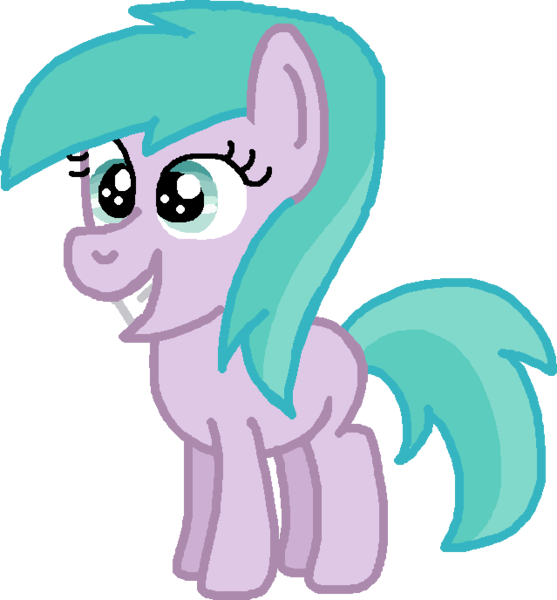 Size: 639x688 | Tagged: safe, artist:mario64, derpibooru import, aura (character), earth pony, pony, ponyville confidential, 1000 hours in ms paint, aurabetes, cute, drawn on scratch, female, filly, grin, image, ms paint, png, simple background, smiling, solo, transparent background