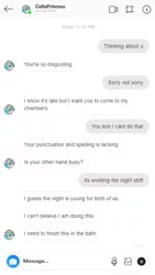 Size: 417x740 | Tagged: artist needed, barely pony related, implied anon, implied interspecies, implied masturbation, implied shipping, instagram, princess celestia, sexting, source needed, suggestive