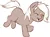 Size: 1874x1401 | Tagged: source needed, safe, artist:crade, ponified, ponified:verity, unofficial characters only, earth pony, pony, art pack:marenheit 451 charity stream, female, filly, happy, image, png, simple background, smiling, solo, verity, white background