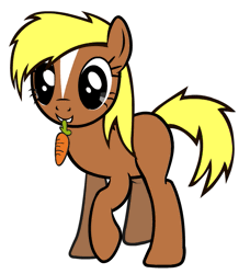Size: 677x741 | Tagged: artist needed, source needed, safe, derpibooru import, edit, ponified, ponified:verity, unofficial characters only, earth pony, pony, art pack:marenheit 451 post-pack, animated, carrot, cute, excited, female, filly, food, gif, happy, hoofy-kicks, image, looking at you, mare, prancing, simple background, smiling, solo, tail wag, tippy taps, trotting, trotting in place, verity, white background