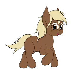 Size: 2024x2072 | Tagged: safe, artist:wapamario63, ponified, ponified:verity, unofficial characters only, earth pony, pony, cute, female, filly, happy, simple background, solo, transparent background, trotting, verity