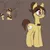 Size: 4096x4096 | Tagged: safe, artist:niggerdrawfag, oc, oc:noir, unofficial characters only, earth pony, pony, absurd resolution, badge, brown background, cute, detective, female, freckles, glasses, half moon glasses, image, jpeg, mare, police, police badge, simple background, smiling, solo