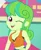 Size: 832x1014 | Tagged: suggestive, anonymous editor, edit, edited screencap, screencap, stella sprinkles, equestria girls, equestria girls series, tip toppings, spoiler:eqg series (season 2), alternate hairstyle, belly button, bra, cleavage, clothes, clothes edit, female, one eye closed, open mouth, underwear, wink