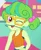 Size: 832x1014 | Tagged: suggestive, anonymous editor, edit, edited screencap, screencap, stella sprinkles, equestria girls, equestria girls series, tip toppings, spoiler:eqg series (season 2), belly button, bra, braces, clothes, clothes edit, delicious flat chest, female, glasses, one eye closed, open mouth, orthodontic headgear, spit, underwear, wink