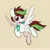 Size: 1625x1625 | Tagged: safe, artist:dawnfire, oc, oc:kibbie, unofficial characters only, pegasus, pony, bandana, brown background, flying, looking down, male, open mouth, signature, simple background, spread wings, stallion, wings