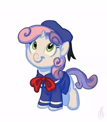 Size: 524x600 | Tagged: artist:carnifex, derpibooru import, donald duck, safe, sweetie belle