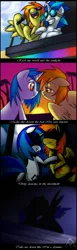 Size: 650x2099 | Tagged: suggestive, artist:cat-cly, derpibooru import, spitfire, vinyl scratch, pony, comic, female, lesbian, mare, shipping, vinylfire