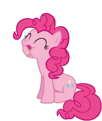 Size: 787x939 | Tagged: safe, artist:choopy, derpibooru import, pinkie pie, earth pony, pony, a bird in the hoof, animated, animated png, eating, female, mare, puffy cheeks, simple background, transparent background, vector