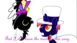 Size: 1192x670 | Tagged: safe, artist:fargosis16, derpibooru import, ponified, alicorn, pony, unicorn, cape, clothes, count bleck, dimentio, gypsy bard, hat, mario, nintendo, paper mario, super mario bros., super paper mario, top hat