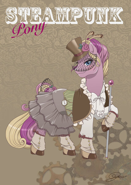 Size: 600x843 | Tagged: artist:baby-blue-bell, derpibooru import, oc, safe, spats, steampunk, unofficial characters only