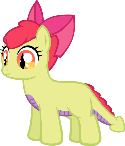 Size: 1064x1245 | Tagged: artist:ludiculouspegasus, baby dragon, derpibooru import, dracony, hybrid, interspecies offspring, oc, oc:apple spice, offspring, parent:apple bloom, parent:spike, parents:spikebloom, safe, simple background, transparent background, unofficial characters only