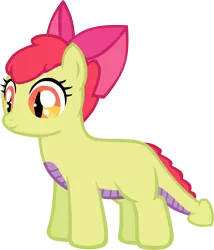 Size: 1064x1245 | Tagged: artist:ludiculouspegasus, baby dragon, derpibooru import, dracony, hybrid, interspecies offspring, oc, oc:apple spice, offspring, parent:apple bloom, parent:spike, parents:spikebloom, safe, simple background, transparent background, unofficial characters only