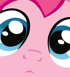 Size: 7921x8690 | Tagged: absurd resolution, artist:necronomiconofgod, close-up, close up series, derpibooru import, extreme close up, fourth wall, meme, part of a set, pinkie pie, ponk, safe, solo, stare, vector