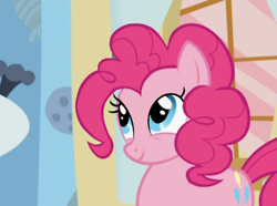 Size: 250x186 | Tagged: safe, derpibooru import, screencap, pinkie pie, earth pony, pony, cropped, female, mare, smiling, solo