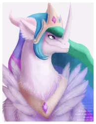 Size: 807x1040 | Tagged: artist:dustydrell, artist:essence of rapture, artist:ius-iuris, artist:shiro-kuro, derpibooru import, dragon, dragonified, dragonlestia, jewelry, princess celestia, regalia, safe, species swap