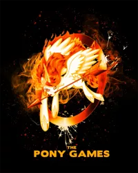 Size: 479x600 | Tagged: arrow, artist:hezaa, crossover, derpibooru import, mouth hold, ponified, princess celestia, safe, the hunger games