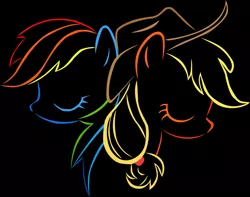 Size: 2995x2365 | Tagged: applejack, derpibooru import, high res, rainbow dash, safe