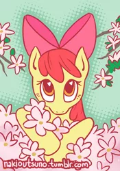 Size: 420x600 | Tagged: apple bloom, artist:nakioutsuno, derpibooru import, safe