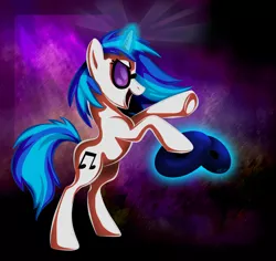 Size: 1600x1508 | Tagged: artist:gonedreamer, derpibooru import, magic, safe, solo, vinyl scratch