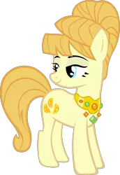 Size: 2666x3873 | Tagged: safe, artist:chir-miru, derpibooru import, aunt orange, earth pony, pony, female, high res, simple background, solo, transparent background, vector