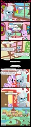 Size: 1024x4200 | Tagged: artist:ficficponyfic, comic, comic:the pirate and the princess, derpibooru import, diamond tiara, safe, silver spoon, tea party