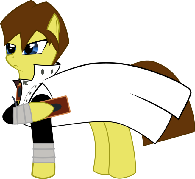 Size: 3394x3110 | Tagged: safe, artist:pixelspark, derpibooru import, ponified, high res, seto kaiba