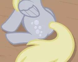 Size: 940x748 | Tagged: safe, derpibooru import, screencap, derpy hooves, pegasus, pony, the last roundup, cropped, female, mare, plot, sitting, solo