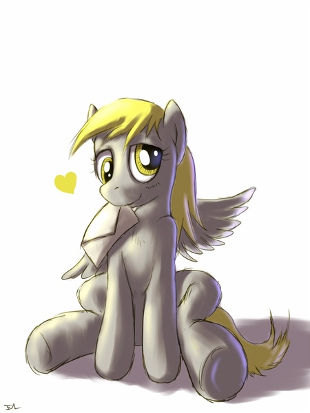 Size: 800x1066 | Tagged: safe, artist:swaetshrit, derpibooru import, derpy hooves, pegasus, pony, female, mail, mare