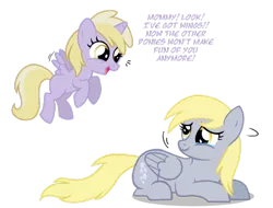 Size: 800x609 | Tagged: safe, artist:flausch-katzerl, derpibooru import, derpy hooves, dinky hooves, alicorn, pony, alicornified, crying, cute, dinkabetes, dinkycorn, equestria's best daughter, race swap, tears of joy