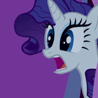 Size: 200x200 | Tagged: animated, blowing, breathing, bust, cropped, derpibooru import, hyperventilating, loop, marshmelodrama, messy mane, panting, rarity, safe, screencap, solo, suited for success