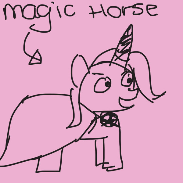 Size: 900x900 | Tagged: safe, derpibooru import, trixie, pony, unicorn, female, lineart, magic horse, sketch, solo