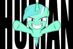 Size: 3334x2264 | Tagged: safe, artist:astringe, derpibooru import, lyra heartstrings, human, pony, unicorn, bedroom eyes, creepy, evil grin, eyes on the prize, faic, female, fourth wall, glomp, grin, hape, high res, humie, imma snuggle you, imminent hape, incoming hug, it's coming right at us, looking at you, mare, one word, pounce, quick time event, rapeface, run, simple background, slasher smile, smiling, solo, that pony sure does love humans, the fourth wall cannot save you, transparent background, vector, wide eyes