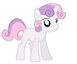 Size: 5880x4937 | Tagged: safe, artist:bigccv, derpibooru import, sweetie belle, unicorn, absurd resolution, rule 63, silver bell, simple background, solo, transparent background, vector