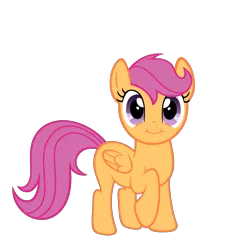 Size: 2200x2200 | Tagged: artist:kuren247, cute, cutealoo, cute face, derpibooru import, high res, safe, scootaloo, simple background, smiling, transparent background, vector