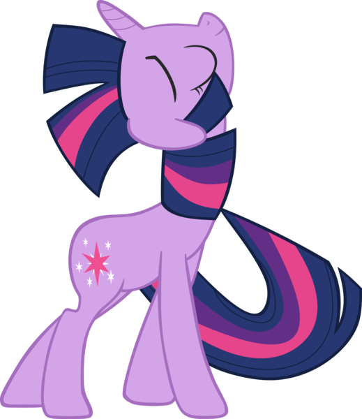 Size: 4329x5000 | Tagged: safe, artist:greseres, derpibooru import, twilight sparkle, pony, unicorn, the crystal empire, spoiler:s03, absurd resolution, eyes closed, female, mane toss, mare, simple background, solo, transparent background, unicorn twilight, vector