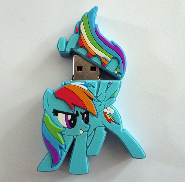 Size: 800x786 | Tagged: safe, derpibooru import, rainbow dash, pony, flash drive, irl, merchandise, photo, tech, usb